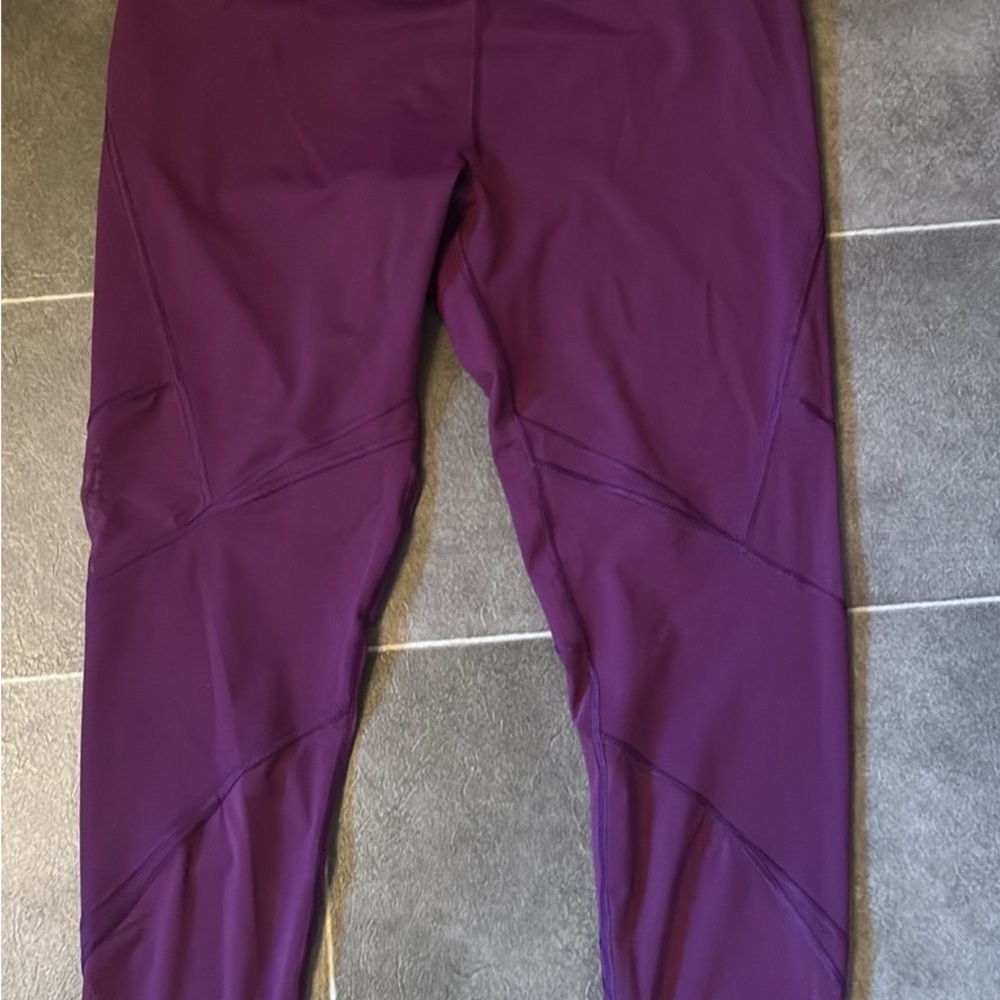 Purple Athletic Leggings